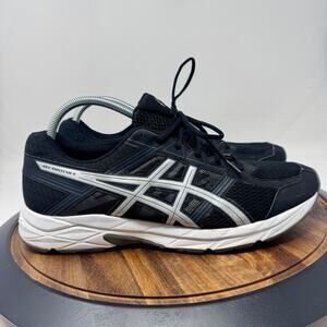 Asics Gel Contend 4 Black Running Shoes Sneakers Men's Size 12